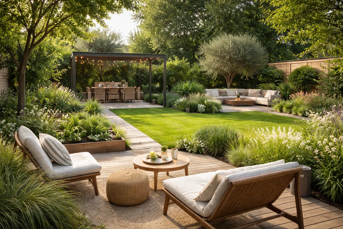 Où placer les zones dans un jardin pour mieux en profiter